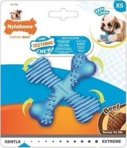 Nylabone Flexi Voor Honden Puppy Teething X Bone Beef Tot 11 Kg 17 Nylabone Flexi Voor Honden Puppy Teething X Bone Beef Tot 11 Kg -Hondenserie Winkel 1028x1200 1