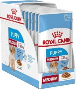 Royal Canin Shn Medium Puppy Pouch - Hondenvoer - 10 X 140 G 39 Royal Canin Shn Medium Puppy Pouch - Hondenvoer - 10 X 140 G -Hondenserie Winkel 1029x1200