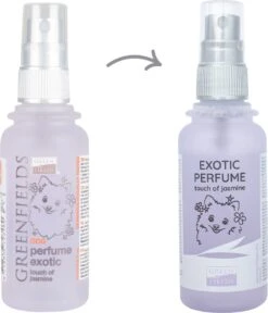Hondenparfum Spray In 4 Geuren - Greenfields - Alchoholvrije En PH Neutrale Formule Tegen Onaangename Geurtjes - 50ml - Exotic 37 Hondenparfum Spray In 4 Geuren - Greenfields - Alchoholvrije En PH Neutrale Formule Tegen Onaangename Geurtjes - 50ml - Exotic -Hondenserie Winkel 1030x1200 1