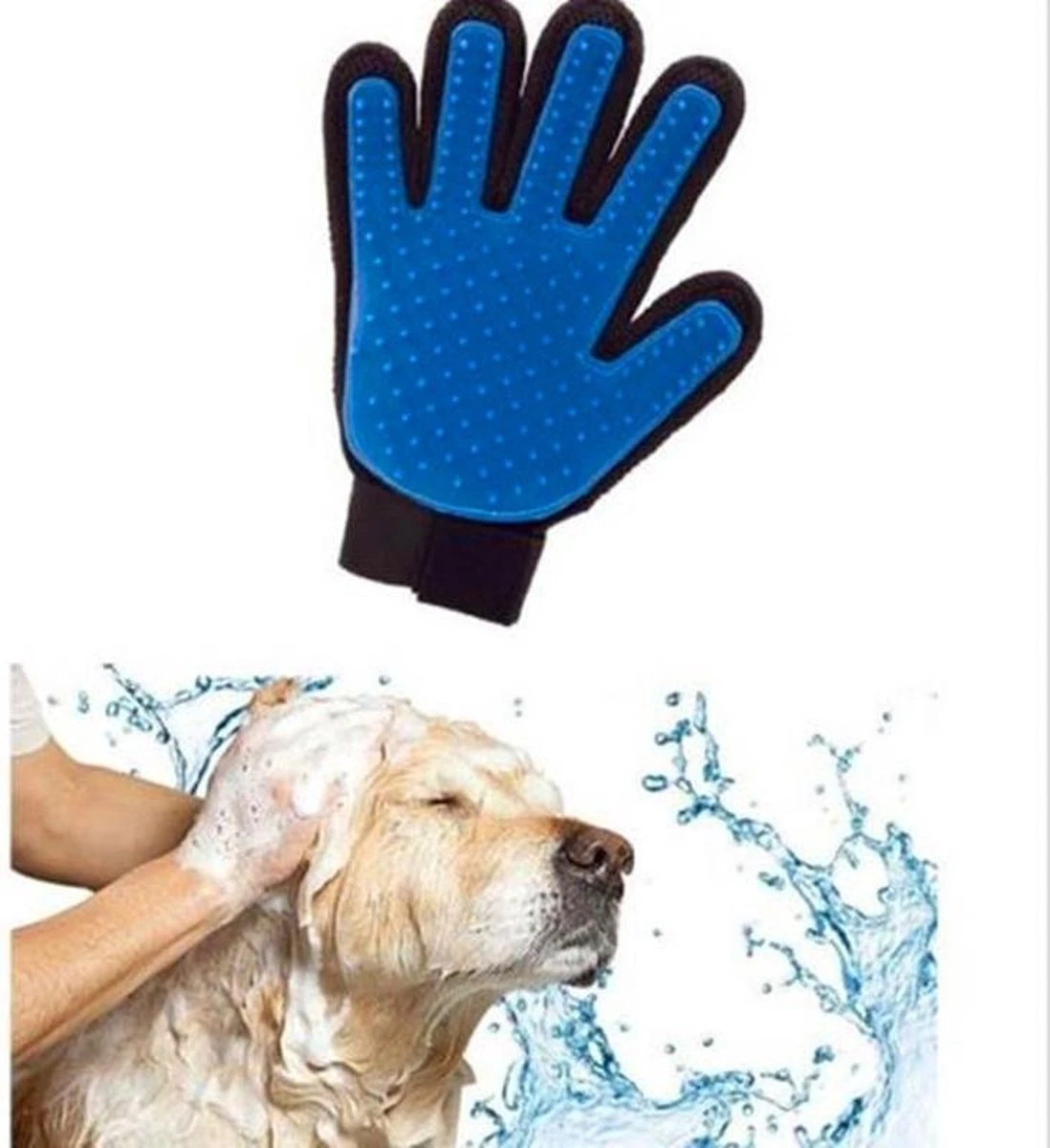 Merkloos Vachtverzorgingshandschoen 18 Merkloos Vachtverzorgingshandschoen - Afbeelding 16