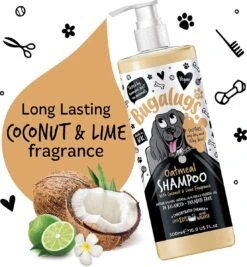 Bugalugs - Hondenshampoo Oatmeal - Met Kokos En Limoen Geur - Alle Vachttypes - Fles Met Pompje - Vegan - 500 Ml 13 Bugalugs - Hondenshampoo Oatmeal - Met Kokos En Limoen Geur - Alle Vachttypes - Fles Met Pompje - Vegan - 500 Ml -Hondenserie Winkel 1109x1200 3