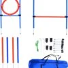 Merkloos Honden Agility Set - 23-delig - Agility Voor De Hond - Agility - Honden Parcours - Honden Training - Rood/Blauw -Hondenserie Winkel 1114x1200
