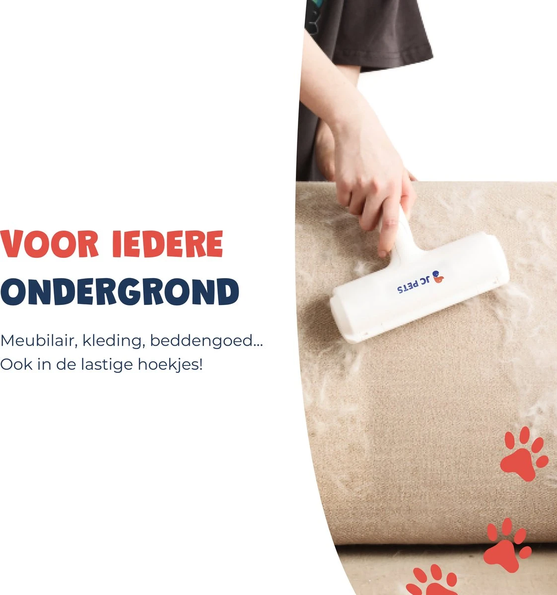 JC Pets Premium Pluizenborstel - Huisdierhaar Verwijderaar – Pluizenverwijderaar – Honden En Kattenhaar Verwijderaar - Ontpluizer - Pluizenroller 7 JC Pets Premium Pluizenborstel - Huisdierhaar Verwijderaar – Pluizenverwijderaar – Honden En Kattenhaar Verwijderaar - Ontpluizer - Pluizenroller - Afbeelding 5