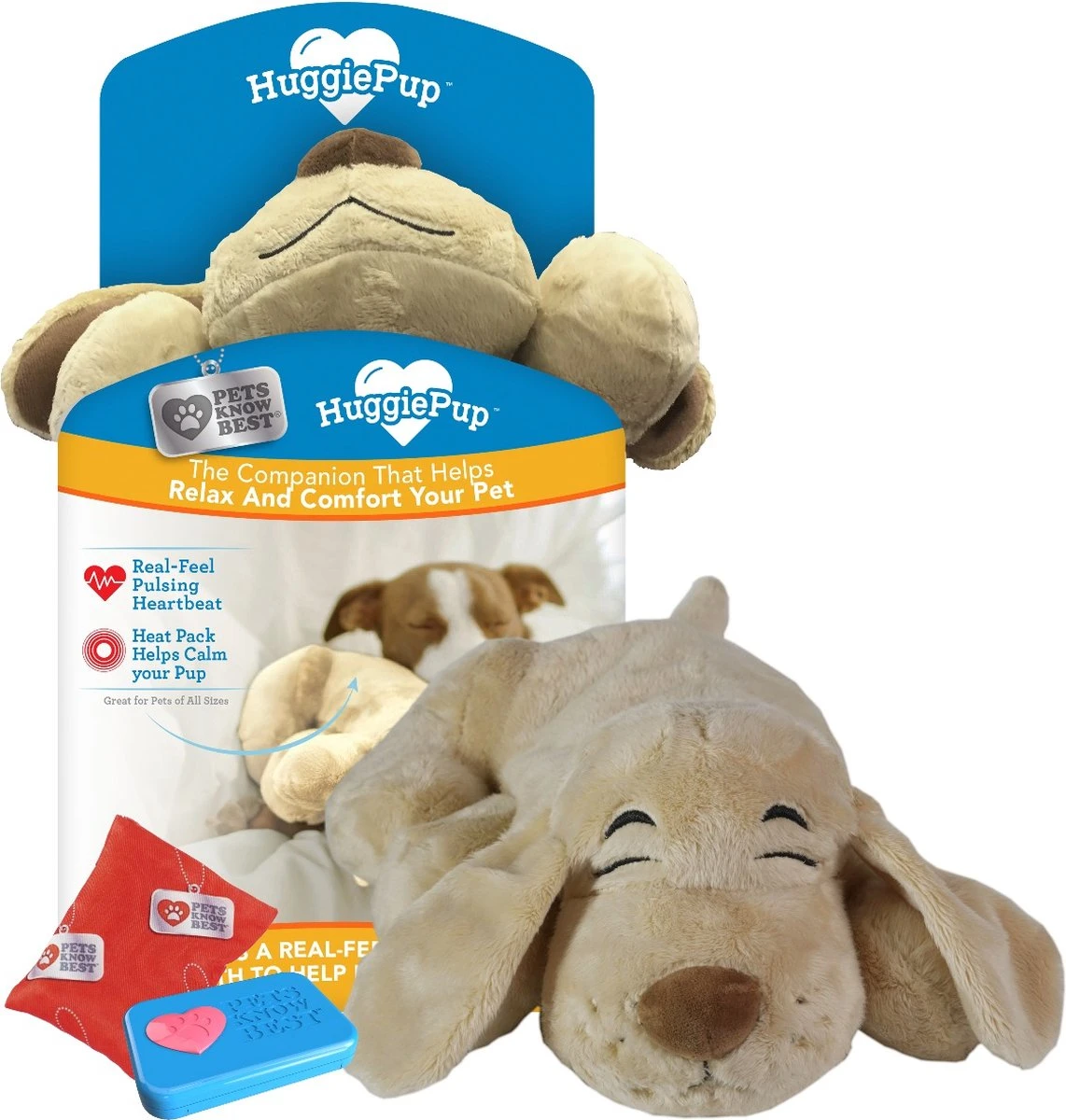 HuggiePup, Hartslagknuffel - Knuffelhond Met Hartslag En Warmhoud Zakje – Warmte Knuffel – Puppy Knuffel – Puppyknuffel Met Hartslag – Snuggle Puppy - Heartbeat 8 HuggiePup, Hartslagknuffel - Knuffelhond Met Hartslag En Warmhoud Zakje – Warmte Knuffel – Puppy Knuffel – Puppyknuffel Met Hartslag – Snuggle Puppy - Heartbeat - Afbeelding 6