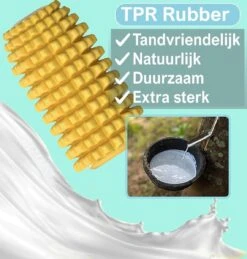 Merkloos Corn Dog Toothbrush - Honden Speelgoed - Hondenspeelgoed - Honden Tandenborstel - Gezond Dieet - Hondenspeeltje - Honden Speelgoed Intelligentie -Hondenserie Winkel 1144x1200