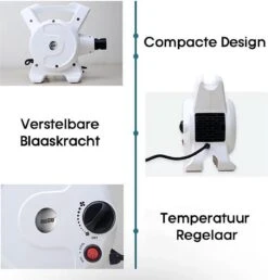 Hondenfohn - Waterblazer Met Draaiknop - 2400W Vermogen Met Warme En Koude Stand - Wit -Hondenserie Winkel 1149x1200 3