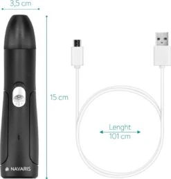 Navaris Elektrische Nagelvijl Voor Huisdieren - Met Diamanten Vijlkop - Voor Honden, Katten En Konijnen - Ook Voor Vogelsnavels - Draadloos -Hondenserie Winkel 1149x1200 4