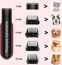 Pet Lovers - Hondentondeuse - Hondentondeuse - Automatische Inhalerende Haren - Dierentondeuse - Hondentrimmer - Hondentondeuse Dikke Vacht - Tondeuse Voor Honden - Hondentondeuse - Draadloos - 2 Opzetkammen - Honden En Katten Tondeuse -Hondenserie Winkel 1151x1200 4