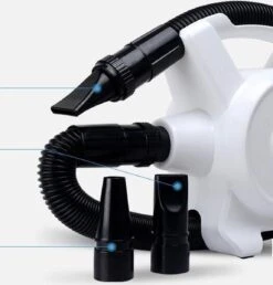 Hondenfohn - Waterblazer Met Draaiknop - 2400W Vermogen Met Warme En Koude Stand - Wit -Hondenserie Winkel 1151x1200 5