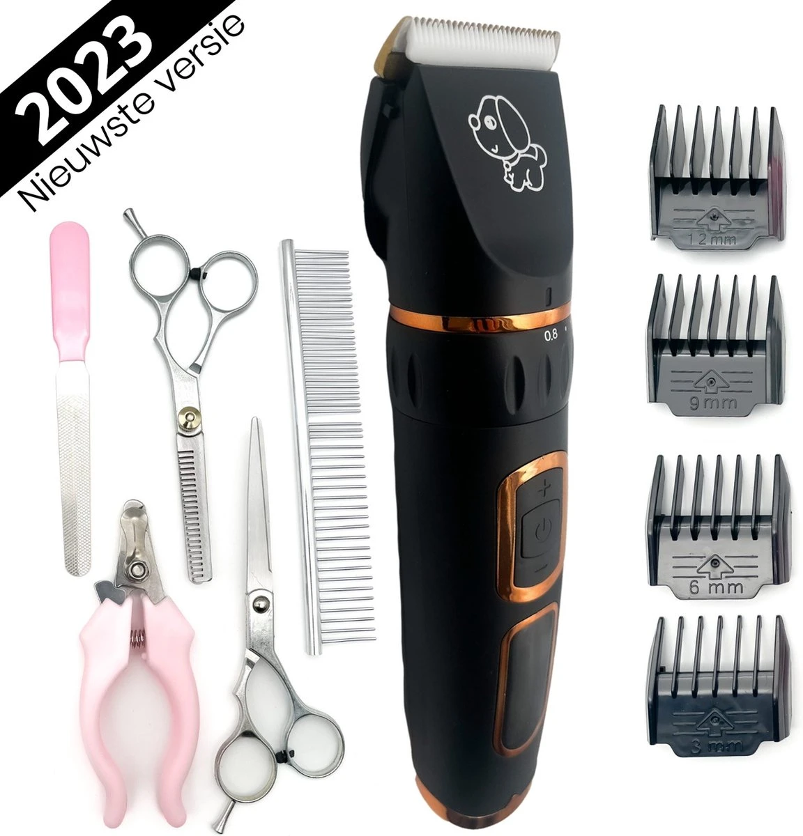 YE™ Professionele Dieren/honden Tondeuse Set Extra Krachtig - Honden Trimmer - Lang Of Kortharige Huisdieren Katten & Honden - Draadloos - Weinig Geluid 3 YE™ Professionele Dieren/honden Tondeuse Set Extra Krachtig - Honden Trimmer - Lang Of Kortharige Huisdieren Katten & Honden - Draadloos - Weinig Geluid