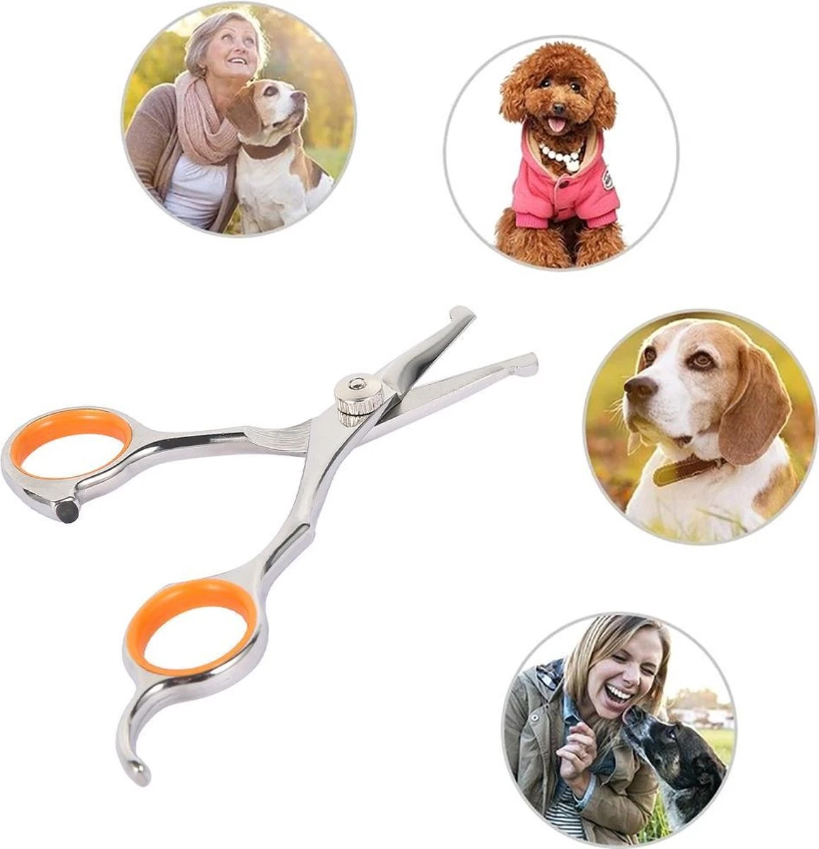 Merkloos Premium Gebogen Trimschaar Honden - Huisdier Trimmen - Hoofd, Poten Ogen & Oren - Kat & Hond Knippen - Veilige Schaar 9 Merkloos Premium Gebogen Trimschaar Honden - Huisdier Trimmen - Hoofd, Poten Ogen & Oren - Kat & Hond Knippen - Veilige Schaar - Afbeelding 7