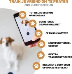 Vulpes Pets® PRO Praatknop Voor Honden - Dogbuttons - Laat Uw Huisdier Spreken - Hondenspeelgoed - Honden Training - Incl. E-Book & Trainingsstickers 16 Vulpes Pets® PRO Praatknop Voor Honden - Dogbuttons - Laat Uw Huisdier Spreken - Hondenspeelgoed - Honden Training - Incl. E-Book & Trainingsstickers -Hondenserie Winkel 1171x1200 6