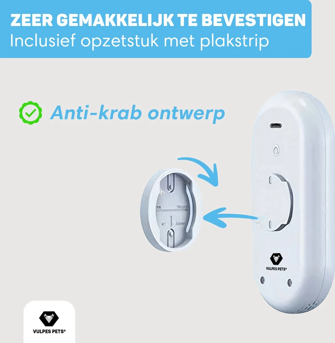 Vulpes Pets® Kattenbak Geurverdrijver PRO - Ozon En Negatieve Ionen Functie - Infraroodsensor - Oplaadbaar - Geurverwijderaar - Air Eliminator - Wit 10 Vulpes Pets® Kattenbak Geurverdrijver PRO - Ozon En Negatieve Ionen Functie - Infraroodsensor - Oplaadbaar - Geurverwijderaar - Air Eliminator - Wit - Afbeelding 9