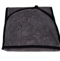 N4dogs – Hondenhanddoek – Honden Handdoek – Microvezel Handdoek – Handdoek Hond – Droogdoek Hond – Dierendeken – Sterk Absorberend – Handdoek Met Zakken - Grijs - 66 X 23 Cm -Hondenserie Winkel 1183x1200 4