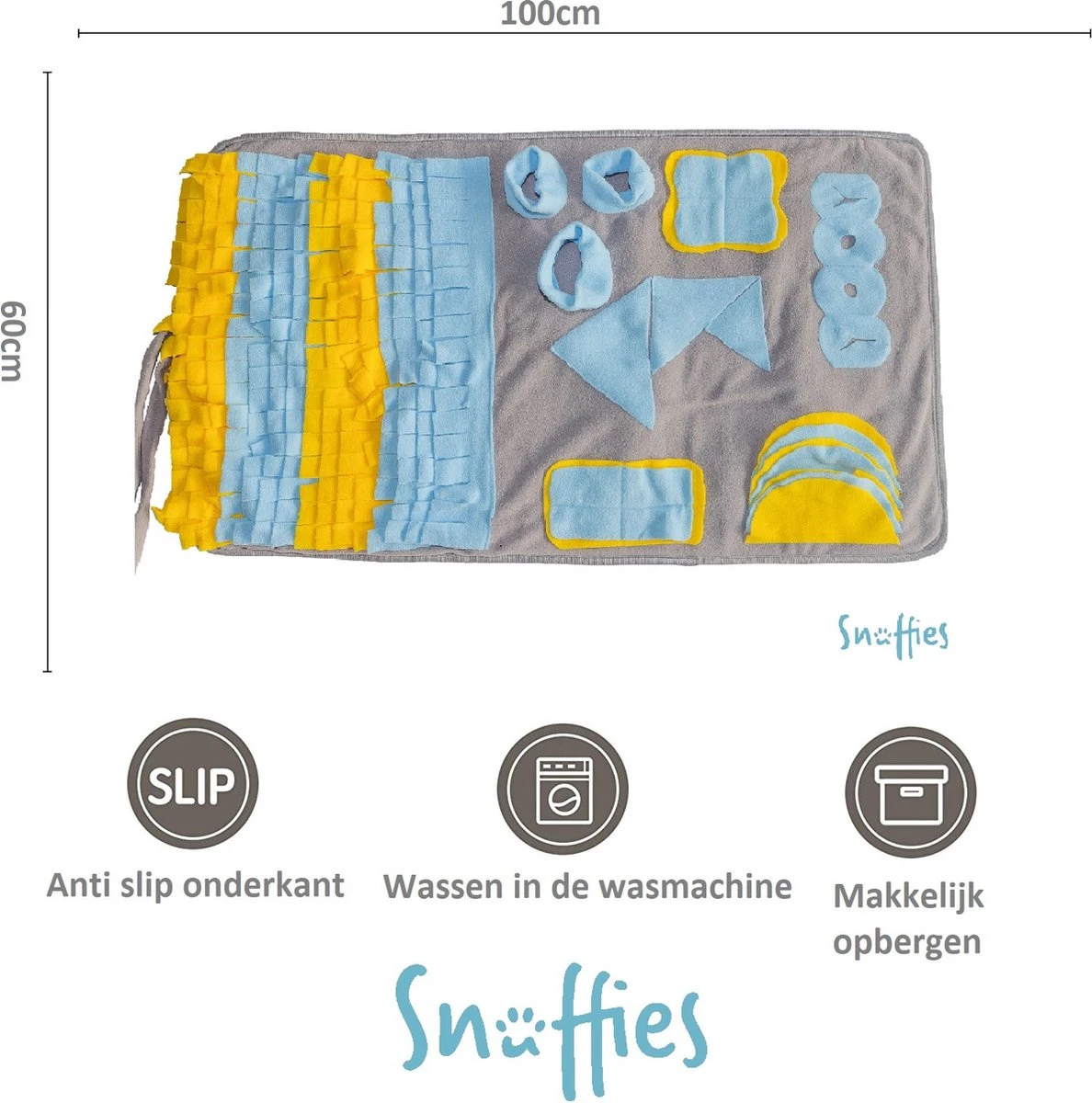 Snuffies Snuffelmat Jara 100x65cm - Snuffelmat – Snuffelmatten - Honden Speelgoed - Honden Speelgoed Intelligentie – Snuffelmat - Snuffelmat Hond - Snuffelmatten – Hersenwerk – Honden Speeltjes – Puppy - Puppy Speelgoed - Honden Denkspelletjes 8 Snuffies Snuffelmat Jara 100x65cm - Snuffelmat – Snuffelmatten - Honden Speelgoed - Honden Speelgoed Intelligentie – Snuffelmat - Snuffelmat Hond - Snuffelmatten – Hersenwerk – Honden Speeltjes – Puppy - Puppy Speelgoed - Honden Denkspelletjes - Afbeelding 6