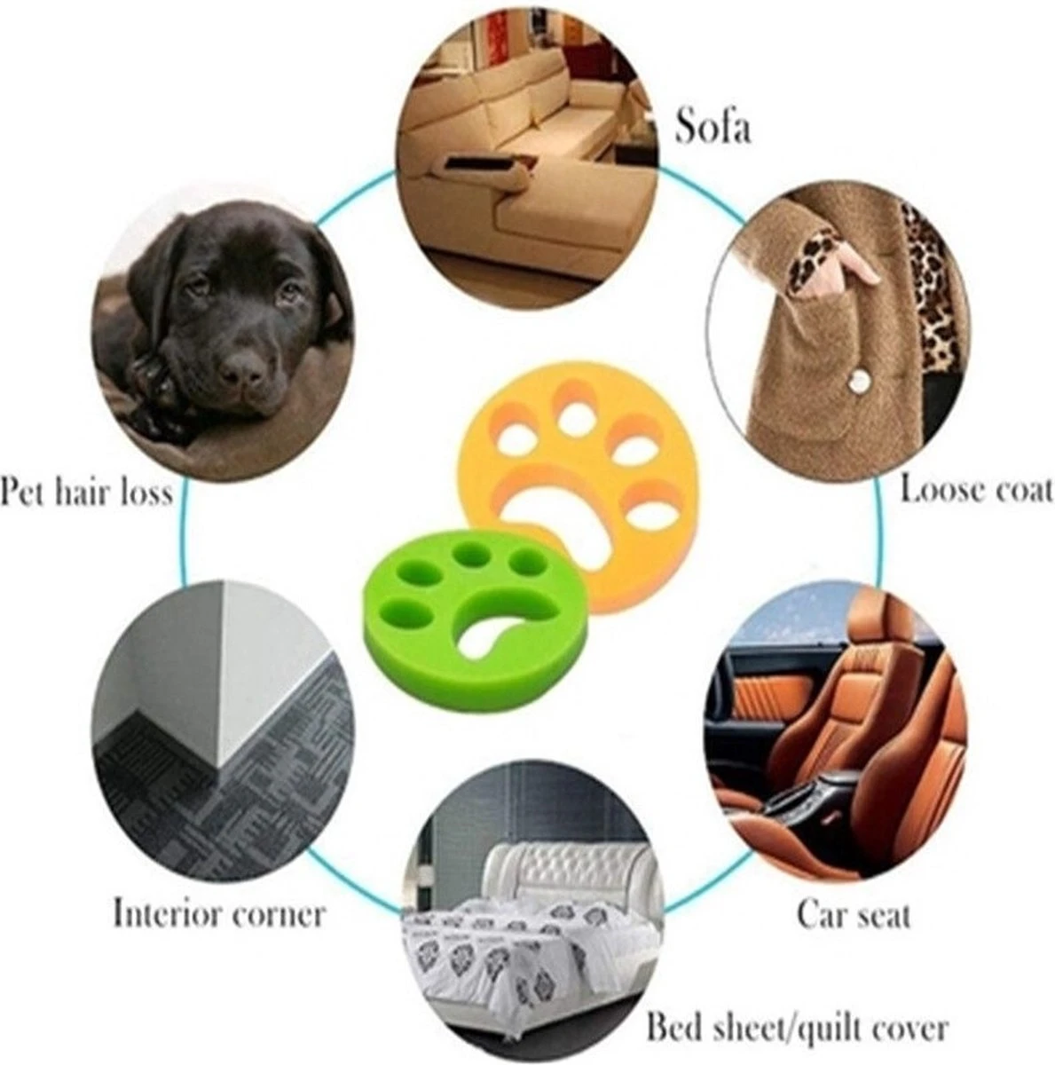 Merkloos Wasmachine Herbruikbare Haarverwijderaar - Huisdierhaar Verwijderaar - Anti Haren - Accessoires Wasmachine - Groen - 1 Stuks 6 Merkloos Wasmachine Herbruikbare Haarverwijderaar - Huisdierhaar Verwijderaar - Anti Haren - Accessoires Wasmachine - Groen - 1 Stuks - Afbeelding 5