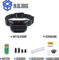 STARMAN Anti Blafband Voor Honden - 3-60KG - Diervriendelijk - Zonder Schok - Vibratie En Audio - Anti Blaf Band -Hondenserie Winkel 1191x1200 5
