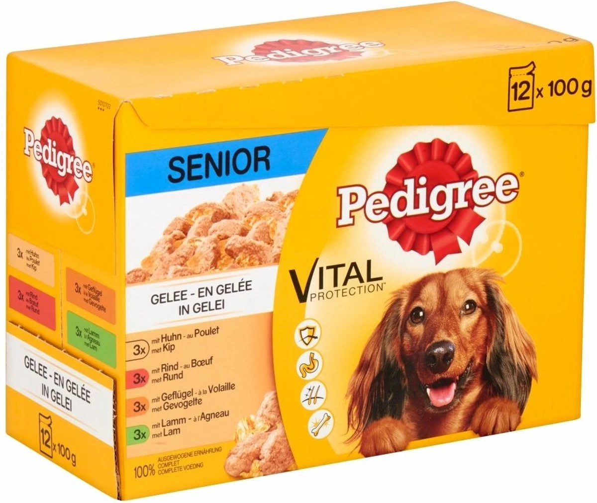 Pedigree Multipack Maaltijdzakjes Senior 12 X 100 Gr 5 Pedigree Multipack Maaltijdzakjes Senior 12 X 100 Gr - Afbeelding 3