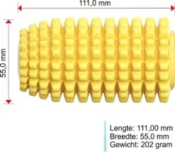 Merkloos Corn Dog Toothbrush - Honden Speelgoed - Hondenspeelgoed - Honden Tandenborstel - Gezond Dieet - Hondenspeeltje - Honden Speelgoed Intelligentie -Hondenserie Winkel 1200x1042