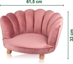 Maxxpro Katten- En Hondenstoel - Roze - Verhoogd Met Houten Poten - Fluweel Materiaal - 61.5 X 52 X 33 CM - Huisdieren Tot 80 KG 13 Maxxpro Katten- En Hondenstoel - Roze - Verhoogd Met Houten Poten - Fluweel Materiaal - 61.5 X 52 X 33 CM - Huisdieren Tot 80 KG -Hondenserie Winkel 1200x1057