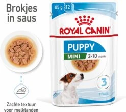 Royal Canin Shn Mini Puppy Pouch - Hondennatvoer - 12 X 85 G -Hondenserie Winkel 1200x1067 1
