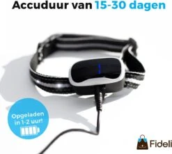 Fideli Anti Blafband - Zonder Schok - Grote En Kleine Honden - Oplaadbaar - LED Verlichte Band -Hondenserie Winkel 1200x1073 7