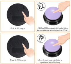 Merkloos Dog Buttons Praatknop Voor Honden - Met Opname Functie - Met Stickers - Intelligentie Speelgoed - 4 Stuks -Hondenserie Winkel 1200x1075 1