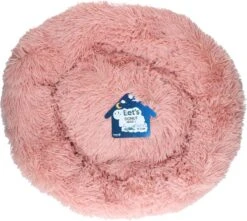 Let's Sleep Donut Mand 60 Cm Roze -Hondenserie Winkel 1200x1075