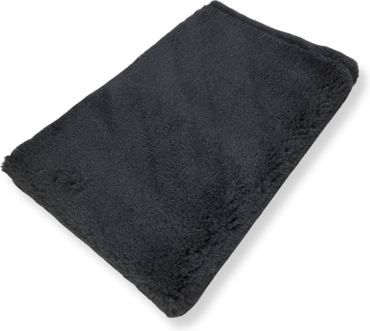 Vetbed - Antislip Dierenmat - Dierenkleed - Benchvacht - Hondenkleed - Zwart Effen - 100 X 75 Cm - Machine Wasbaar 4 Vetbed - Antislip Dierenmat - Dierenkleed - Benchvacht - Hondenkleed - Zwart Effen - 100 X 75 Cm - Machine Wasbaar - Afbeelding 2