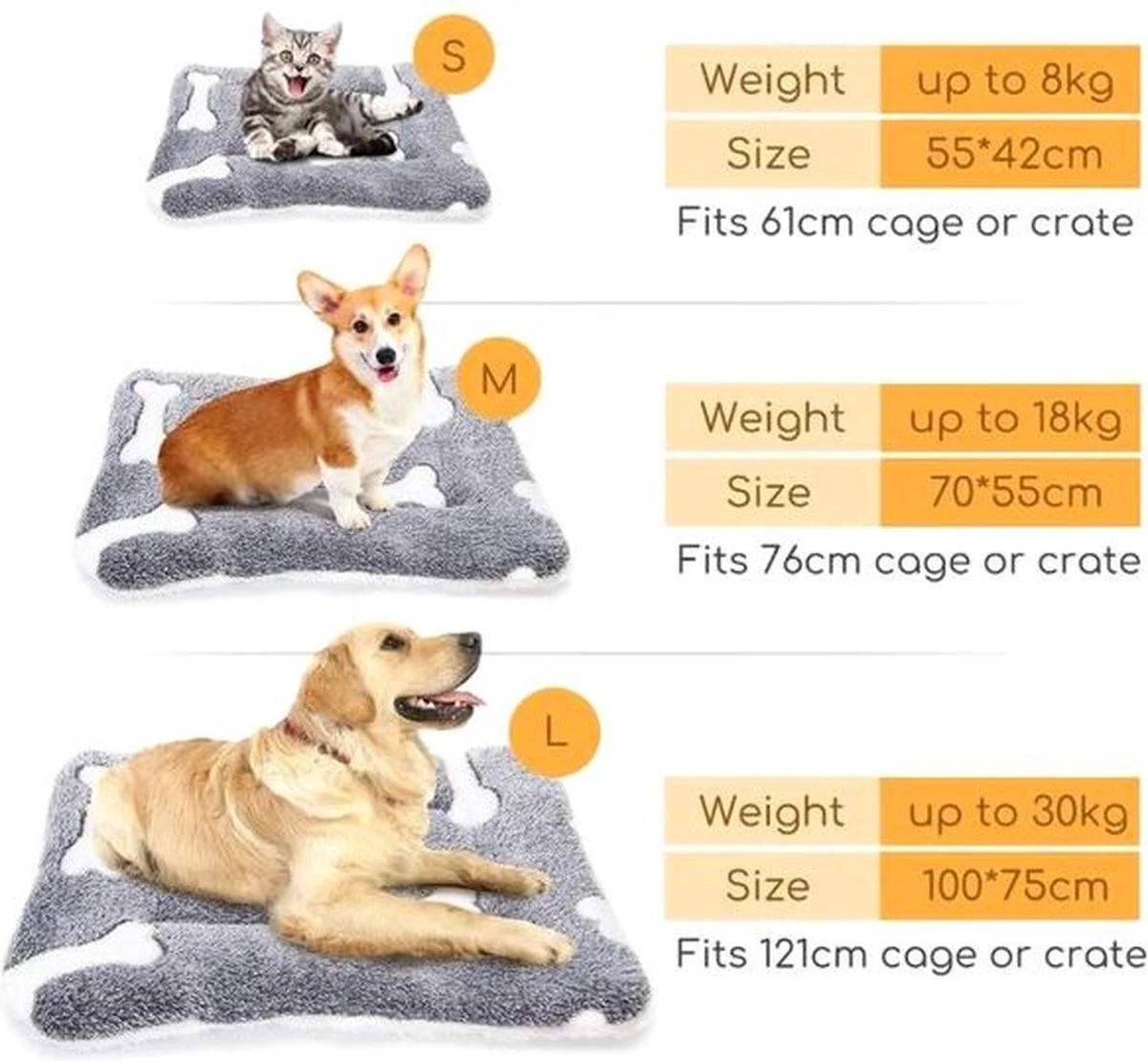 Nobleza Benchkussen - Dierenkussen - Hondenkussen - Kattenkussen - Benchmat - Dierenmat - Hondenmat - Kattenmat - Grijs - Maat S 9 Nobleza Benchkussen - Dierenkussen - Hondenkussen - Kattenkussen - Benchmat - Dierenmat - Hondenmat - Kattenmat - Grijs - Maat S - Afbeelding 7