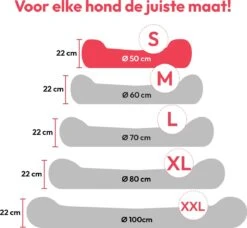 Snoozle Donut Hondenmand - Zacht En Luxe Hondenkussen - Wasbaar - Fluffy - Hondenmanden - 50cm - Grijs -Hondenserie Winkel 1200x1110 1