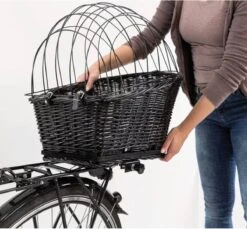 Trixie Fietsmand - Voor Bagagedrager -n35x49x55 Cm - Zwart -Hondenserie Winkel 1200x1111