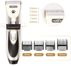 Nobleza B78 - Dieren Tondeuse Set - 4 Opzetkammen - Voor Huisdieren Katten & Honden - Draadloos 13 Nobleza B78 - Dieren Tondeuse Set - 4 Opzetkammen - Voor Huisdieren Katten & Honden - Draadloos -Hondenserie Winkel 1200x1113 6
