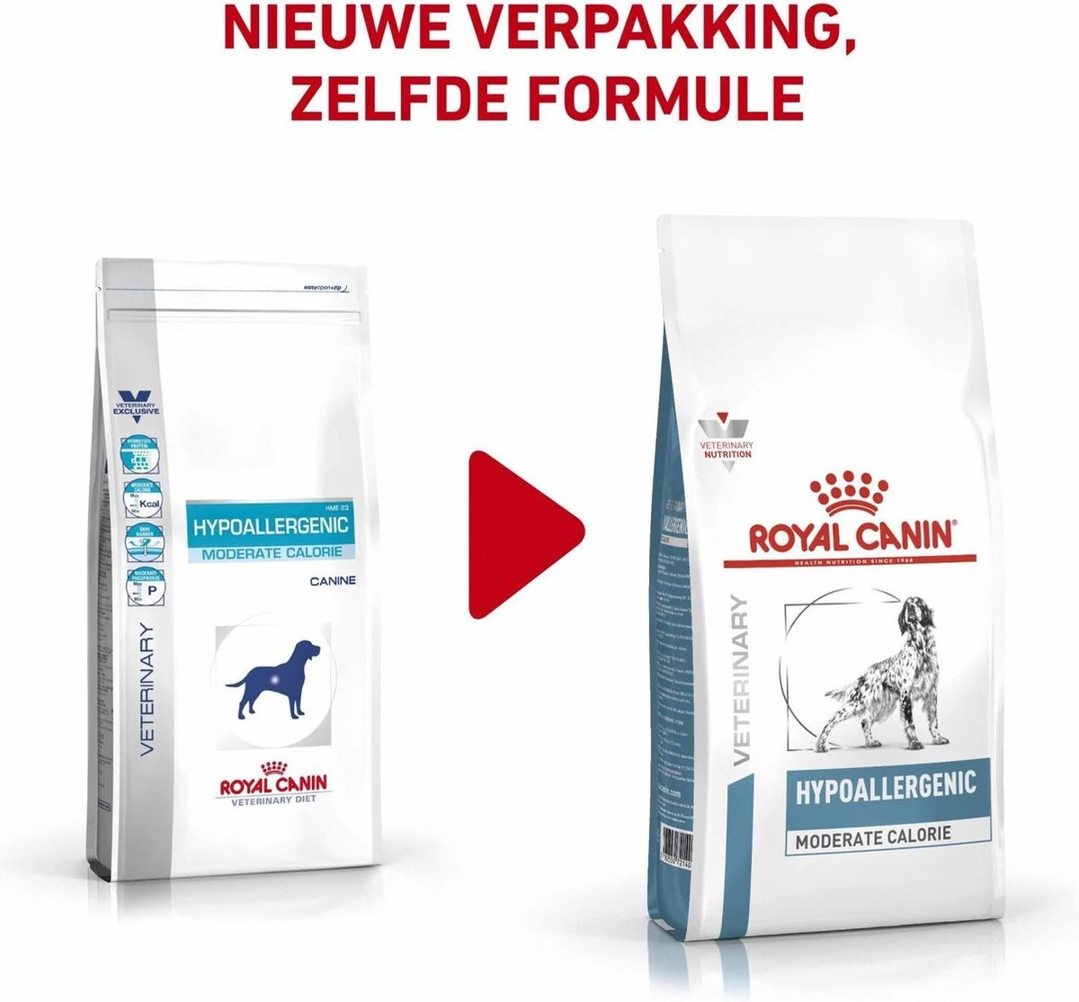 Royal Canin Hypoallergenic Moderate Calorie - Hondenvoer - 14 Kg 4 Royal Canin Hypoallergenic Moderate Calorie - Hondenvoer - 14 Kg - Afbeelding 2