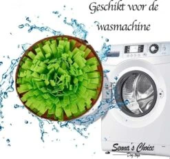 Senna's Choice® - XL Snuffelmat Groen/Bruin - Hondenspeelgoed - Antischrok - 45 Cm - Voerbak - Denkspelletje -Hondenserie Winkel 1200x1120 1