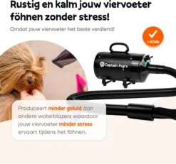 Captain Pup's Professionele Hondenföhn Met 4 Opzetstukken - Bijgeleverde Hondenborstel - Waterblazer Voor Honden - Zwart 14 Captain Pup's Professionele Hondenföhn Met 4 Opzetstukken - Bijgeleverde Hondenborstel - Waterblazer Voor Honden - Zwart -Hondenserie Winkel 1200x1120 4