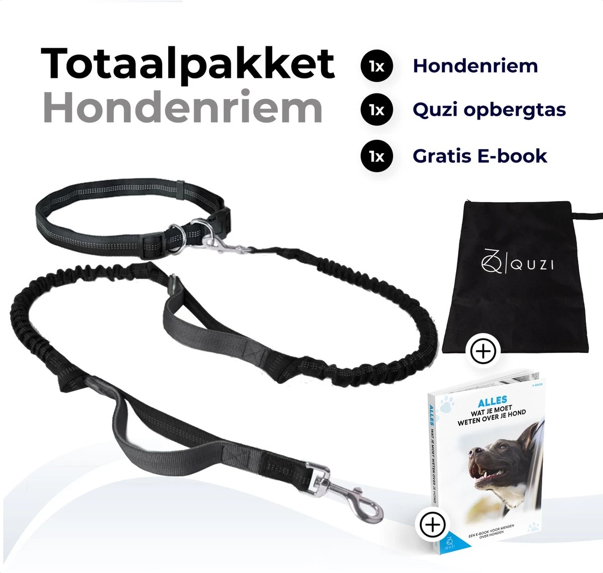 Canicross Looplijn Hond Met Heupriem Voor Hardlopen - Elastische Handsfree Hondenriem - Honden Trainingslijn - 150/210cm - Zwart 8 Canicross Looplijn Hond Met Heupriem Voor Hardlopen - Elastische Handsfree Hondenriem - Honden Trainingslijn - 150/210cm - Zwart - Afbeelding 6