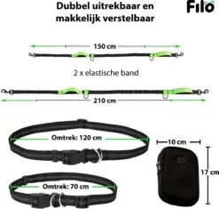 Filo Elastische Hondenriem Middel - Hardlopen En Wandelen - Hardloopriem Hond Handsfree Met Heuptasje - Looplijn Met Heupriem - Canicross Gordel Honden - Riemen - Heupgordel - Leiband 15 Filo Elastische Hondenriem Middel - Hardlopen En Wandelen - Hardloopriem Hond Handsfree Met Heuptasje - Looplijn Met Heupriem - Canicross Gordel Honden - Riemen - Heupgordel - Leiband -Hondenserie Winkel 1200x1142 9