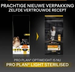 Pro Plan All Sizes Adult Light/Sterilised - Honden Droogvoer - Kip- 3 Kg -Hondenserie Winkel 1200x1146 2