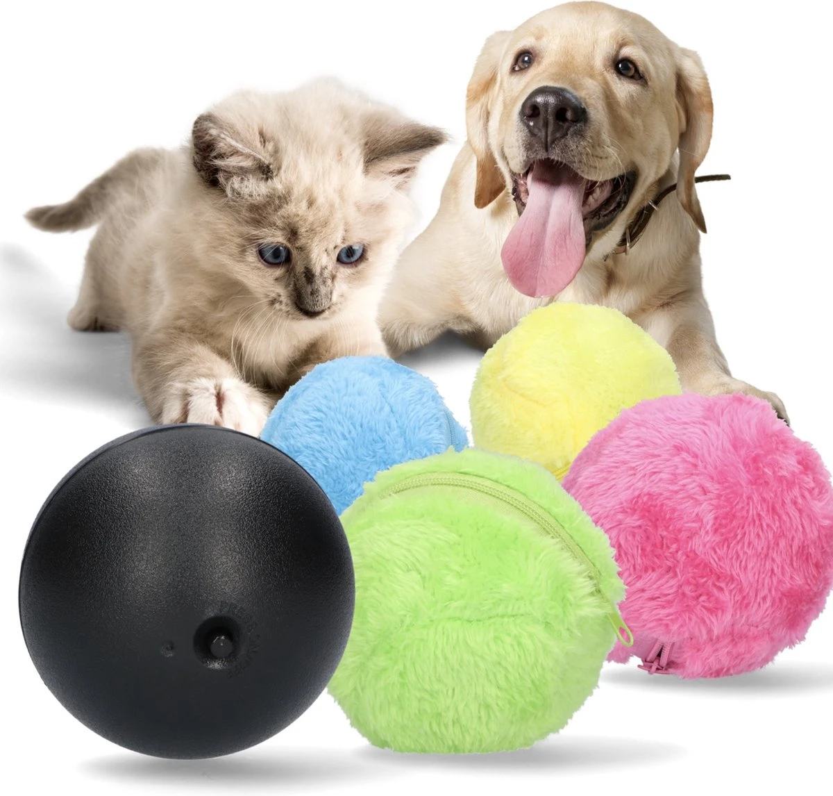 Petloverz Magic Roller Ball – Honden Speelgoed – Premium Automatische Rollende Bal 3 Petloverz Magic Roller Ball – Honden Speelgoed – Premium Automatische Rollende Bal