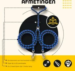 KCMultisupplies Dubbele Hondenriem Voor 2 Honden - Duo Hondenlijn Voor Hond - 120cm - Hondenleiband Riem 12 KCMultisupplies Dubbele Hondenriem Voor 2 Honden - Duo Hondenlijn Voor Hond - 120cm - Hondenleiband Riem -Hondenserie Winkel 1200x1147 5