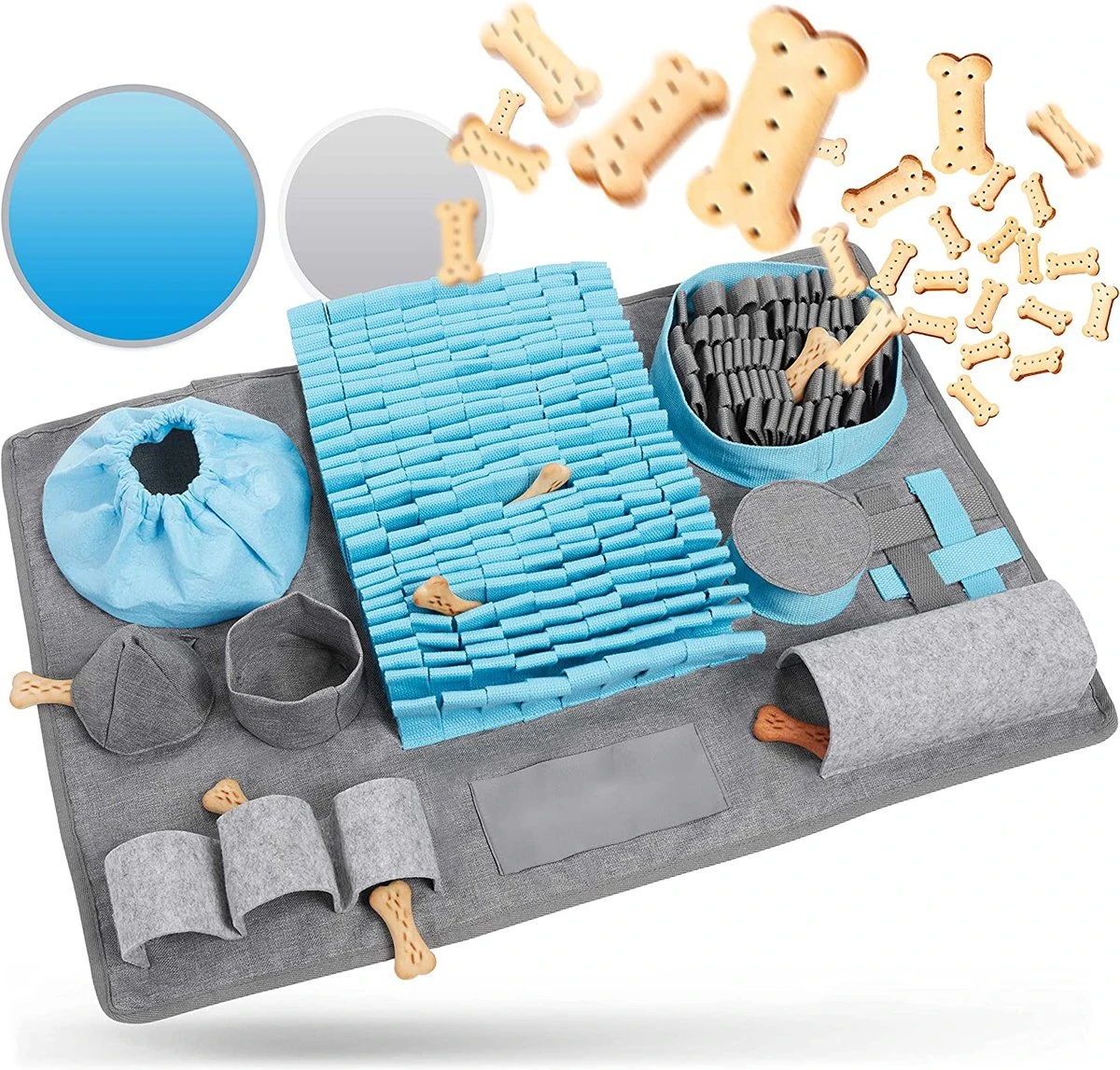 Merkloos SNOOTS - Snuffelmat Hond Met 10 Functies - Agility Voor De Hond - Honden Speelgoed Intelligentie - Speelgoed Hondje Interactief - Denkspel Hond - Slow Feeder 3 Merkloos SNOOTS - Snuffelmat Hond Met 10 Functies - Agility Voor De Hond - Honden Speelgoed Intelligentie - Speelgoed Hondje Interactief - Denkspel Hond - Slow Feeder