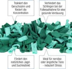 Bella & Balu Snuffelmat Voor Honden (45 X 30 Cm) - Het Snuffelmatten Dient Als Interactief Zoekspel, Bevordert Het Natuurlijk Zoeken Naar Voedsel En Traint De Reukzin Van Uw Hond (Groen) 11 Bella & Balu Snuffelmat Voor Honden (45 X 30 Cm) - Het Snuffelmatten Dient Als Interactief Zoekspel, Bevordert Het Natuurlijk Zoeken Naar Voedsel En Traint De Reukzin Van Uw Hond (Groen) -Hondenserie Winkel 1200x1150 4