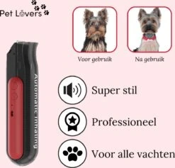Pet Lovers - Hondentondeuse - Hondentondeuse - Automatische Inhalerende Haren - Dierentondeuse - Hondentrimmer - Hondentondeuse Dikke Vacht - Tondeuse Voor Honden - Hondentondeuse - Draadloos - 2 Opzetkammen - Honden En Katten Tondeuse -Hondenserie Winkel 1200x1153 12