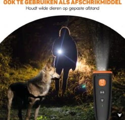 Vulpes Pets® Ultrasone Anti Blaf Apparaat – 3-in-1 Anti Blaf Apparaat Pro - Diervriendelijk & Zonder Schok - Alternatief Anti Blafband - Voor Kleine & Grote Honden - Audio - Flashlight - USB-Oplaadbaar -Hondenserie Winkel 1200x1153 20
