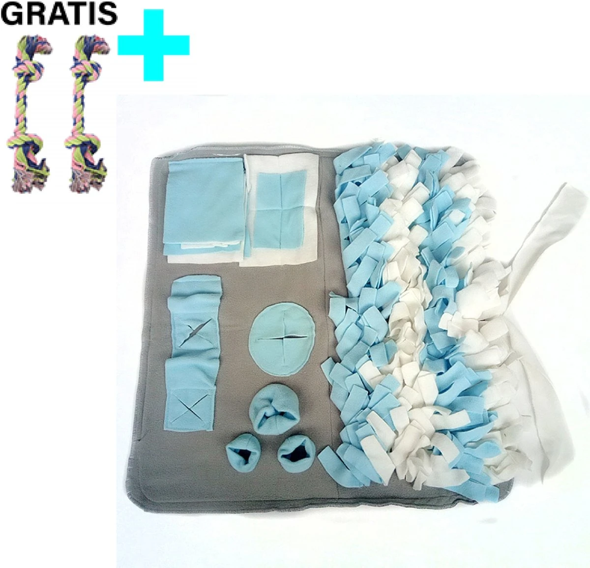 Snuffelmat - Snuffelmat Hond - Denkspelletjes Voor Honden - GRATIS 2 Trektouwen - Snuffelmatten - Snuffelmat Voor Honden 8 Snuffelmat - Snuffelmat Hond - Denkspelletjes Voor Honden - GRATIS 2 Trektouwen - Snuffelmatten - Snuffelmat Voor Honden - Afbeelding 6