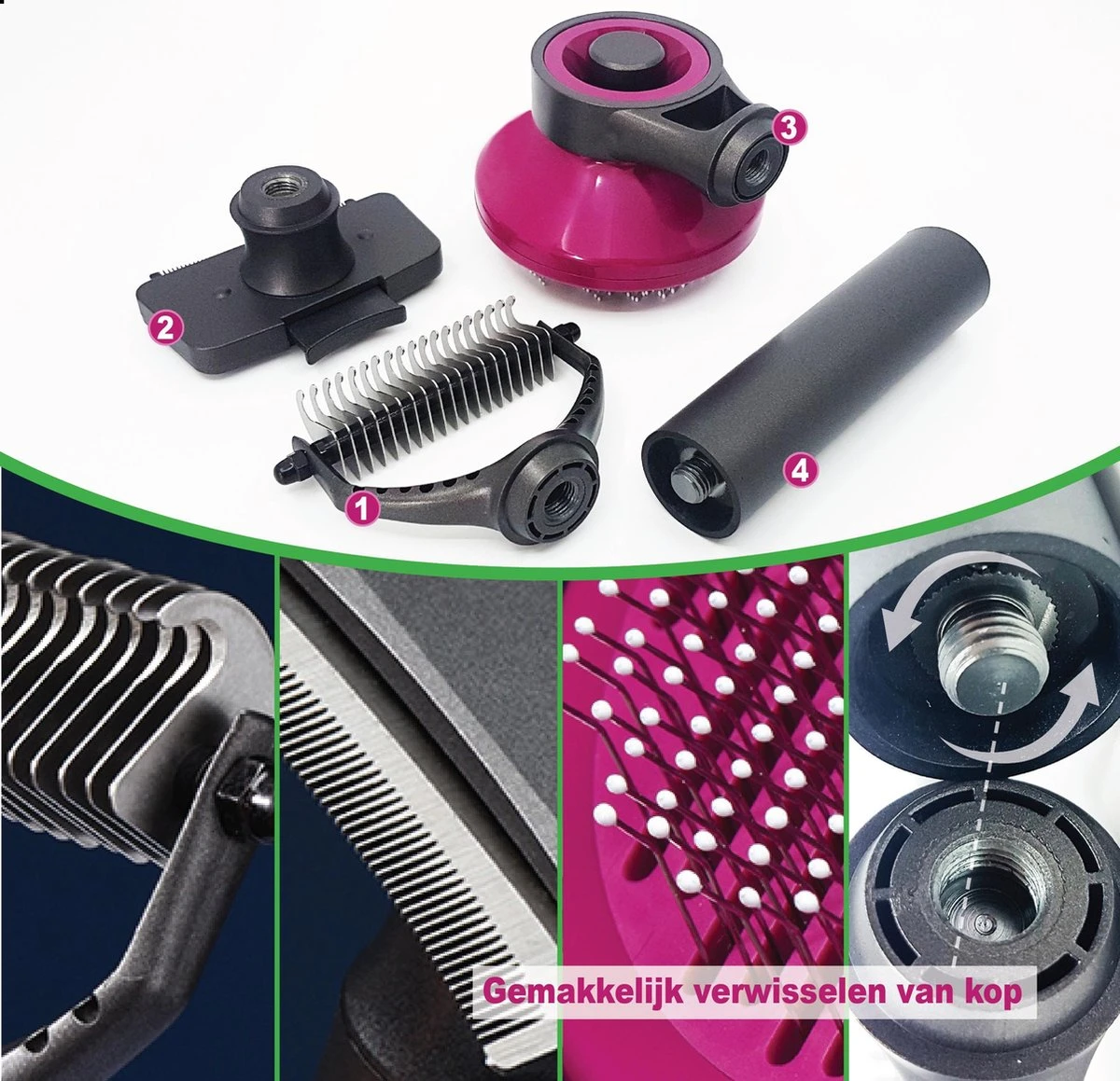 Hondenborstel Set 3 In 1 - Hondenkam - Borstelset - Klittenkam Hond - Ondervacht Kam - Furminator - Slickerborstel - Kattenkam - Verwijderd Klitten En Voorkomt Haaruitval 7 Hondenborstel Set 3 In 1 - Hondenkam - Borstelset - Klittenkam Hond - Ondervacht Kam - Furminator - Slickerborstel - Kattenkam - Verwijderd Klitten En Voorkomt Haaruitval - Afbeelding 5