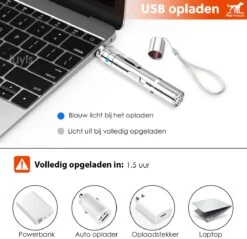 PetFriends Laserpen Voor Kat - USB Oplaadbaar - Laserpointer - Laserlampje - Kattenspeeltjes 10 PetFriends Laserpen Voor Kat - USB Oplaadbaar - Laserpointer - Laserlampje - Kattenspeeltjes -Hondenserie Winkel 1200x1160 5