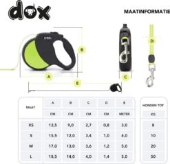 DDOXX Intrekbare Hondenriem, Reflecterend | Vele Kleuren & Maten | Voor Kleine & Grote Honden | Intrekbare Hondenriem Puppy Kat | Hondenriem Accessoires Hond | XS, 3 M, Tot 8 Kg, Geel 11 DDOXX Intrekbare Hondenriem, Reflecterend | Vele Kleuren & Maten | Voor Kleine & Grote Honden | Intrekbare Hondenriem Puppy Kat | Hondenriem Accessoires Hond | XS, 3 M, Tot 8 Kg, Geel -Hondenserie Winkel 1200x1161 14