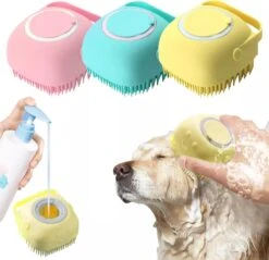 Merkloos Dierenborstel - Douche - Bad - Hond - Kat - Vachtverzorging - Scrubber - Borstel -Hondenserie Winkel 1200x1161 8